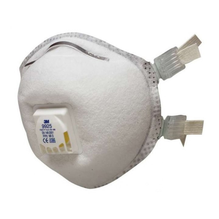mascherina monouso per saldatura 3M 9925 FFP2 con valvola 7000030030