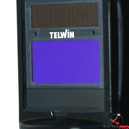 Maschera protettiva saldatura Telwin modello Jaguar, filtri a cristalli liquidi
