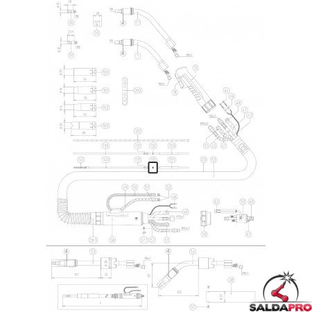 anello o-ring teflon Abicor Binzel 1650008