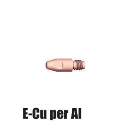 Ugello porta corrente Ø 10 M8 E-Cu per AI per torce GRIP e PP (10pz)