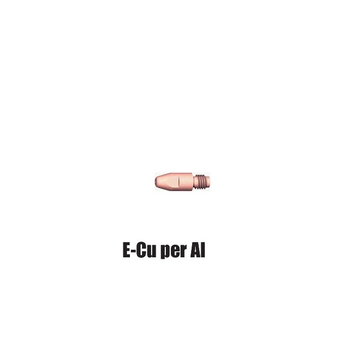 Ugello porta corrente Ø 10 M8 E-Cu per AI per torce GRIP e PP (10pz)