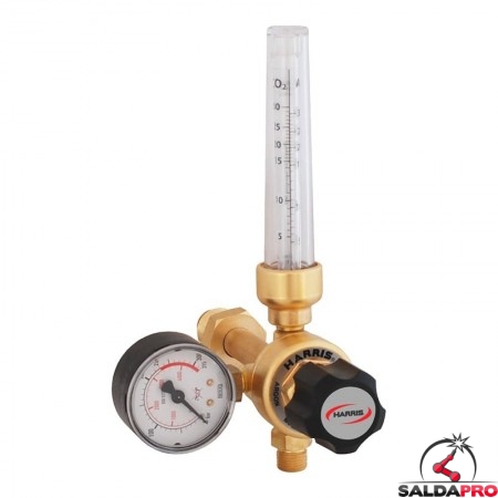 Riduttore di pressione con flussometro per Argon/CO2 Harris modello 351 30 Lpm
