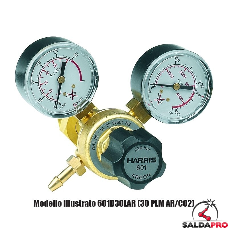 Riduttore di pressione monostadio CO2 601D-10-CD-2264 Harris