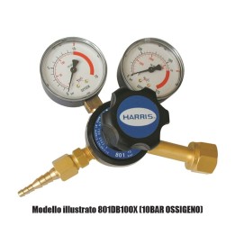 riduttore di pressione monostadio per idrogeno 801DB-10-H Harris