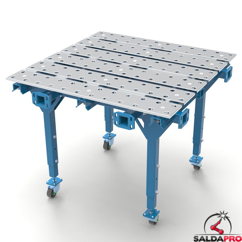 tavolo per saldatura a pistra modular 1000x1000 GPPH