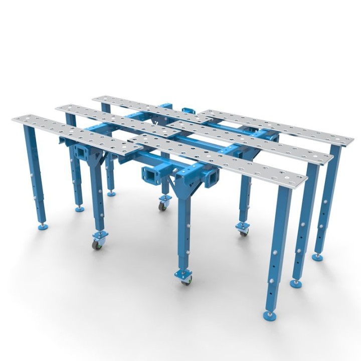tavolo per saldatura modular aperto