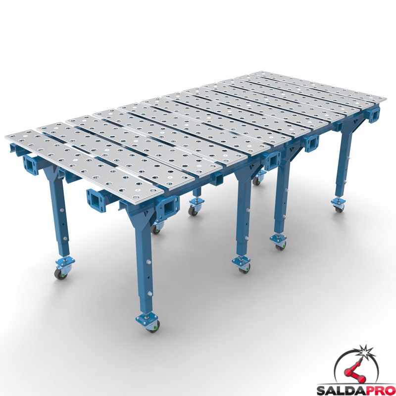 tavolo per saldatura a pistra modular 2670x4000 GPPH