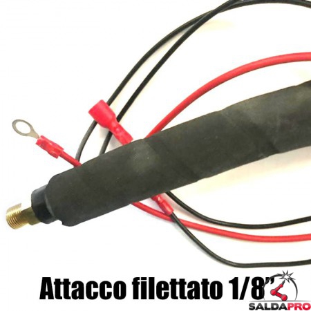 attacco terminale filettato 1/8" torcia al plasma cebora P50