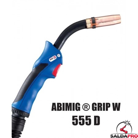 Torcia completa ABIMIG® GRIP W 555 D per saldatura MIG/MAG