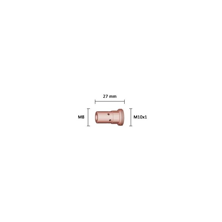Supporto ugello porta corrente M8 27mm ABIMIG® GRIP W 555 D