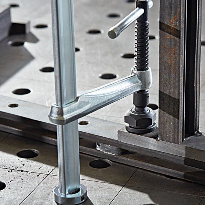 Morsetto di serraggio Bessey TWM28 con piastra di pressione speciale 28mm