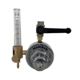 riduttore di pressione azoto 30lpm con flussometro Harris per saldatura mig tig