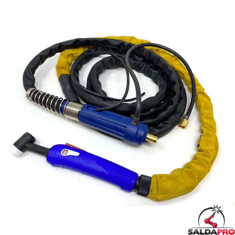 Torcia Saldatura TIG RIVERWELD WP-9P Completa – 125A, 3.6 Metri, Raffreddata Ad Aria