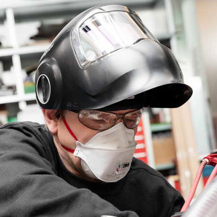 Maschera saldatura curva 3M Speedglas G5-02 autoscurante DIN 2.5,8-12