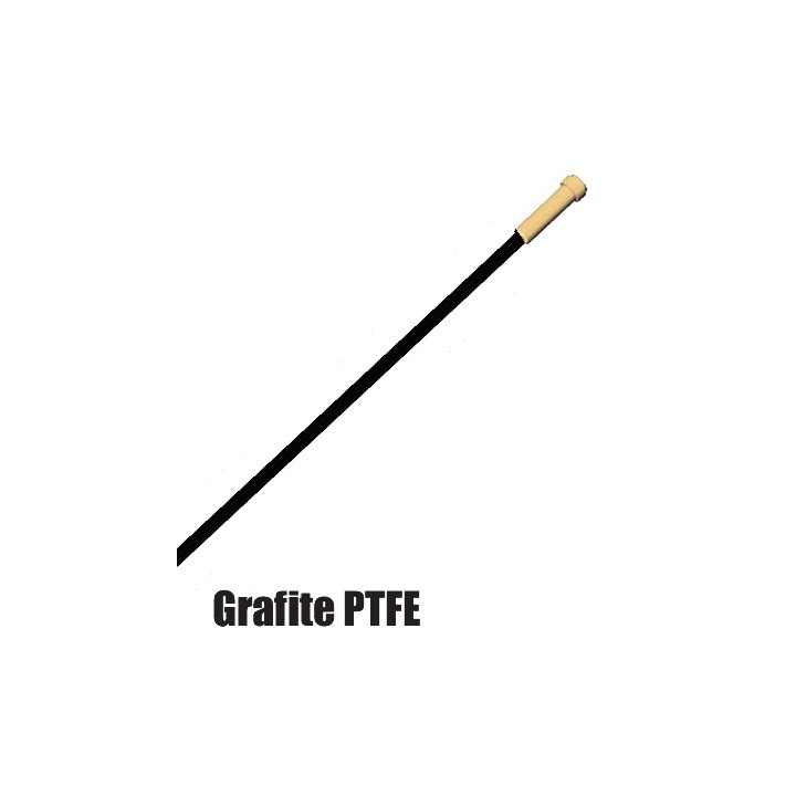 Guaina grafite PTFE nera di ricambio 8 MT per torce Push-Pull
