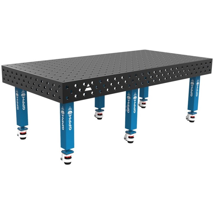 Tavolo saldatura SteelMax 2400x1200 GPPH con ruote