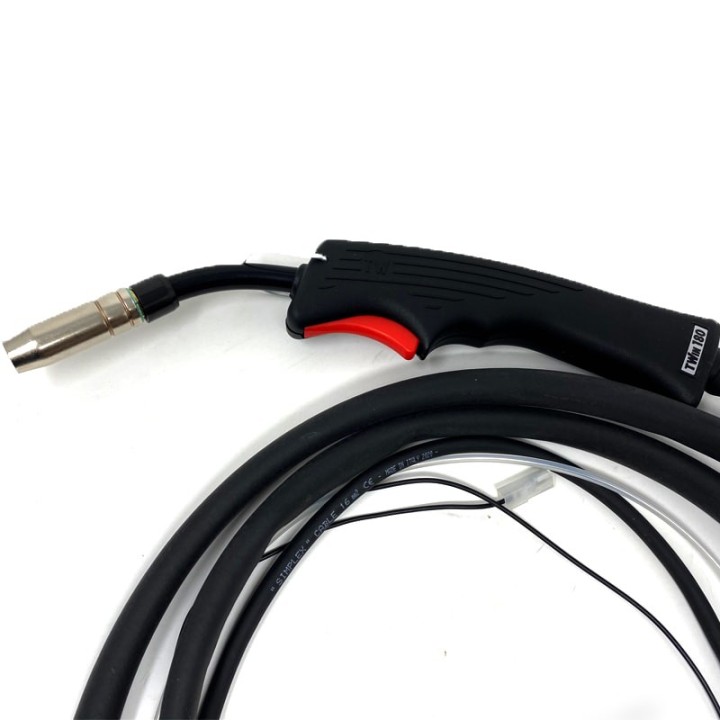 dettaglio torcia completa telwin tw180 saldatura mig/mag