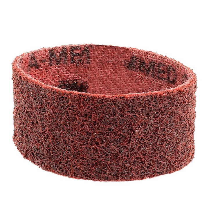 Nastri abrasivi in tessuto SC Ø 90x50mm a grana media rosso