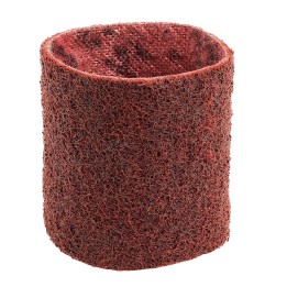 Nastri abrasivi in tessuto SC Ø 90x100mm a grana media rossa