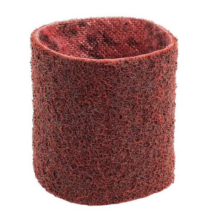 Nastri abrasivi in tessuto SC Ø 90x100mm a grana media rossa