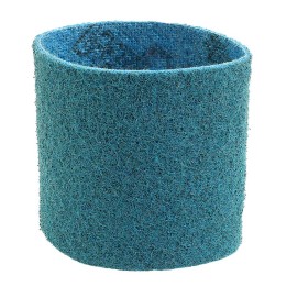 Nastri abrasivi in tessuto SC Ø 90x100mm a grana fine blu