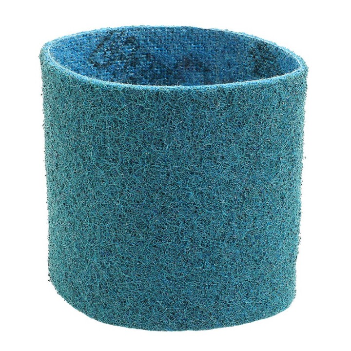 Nastri abrasivi in tessuto SC Ø 90x100mm a grana fine blu