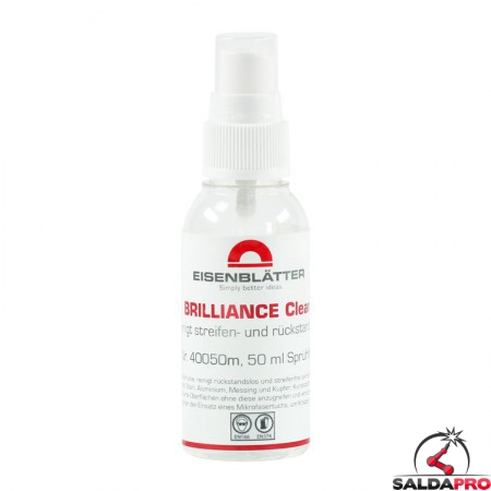 Detergente Brilliance Clean spray 50ml per pulizia metalli