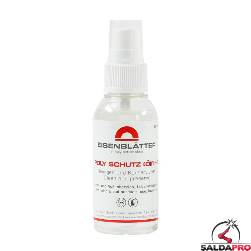 Protettivo per acciaio inox Poly Schutz in bottiglia spray da 50ml