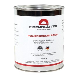 Crema rosa Poly per lucidatura a specchio di metalli in latta 1 Kg