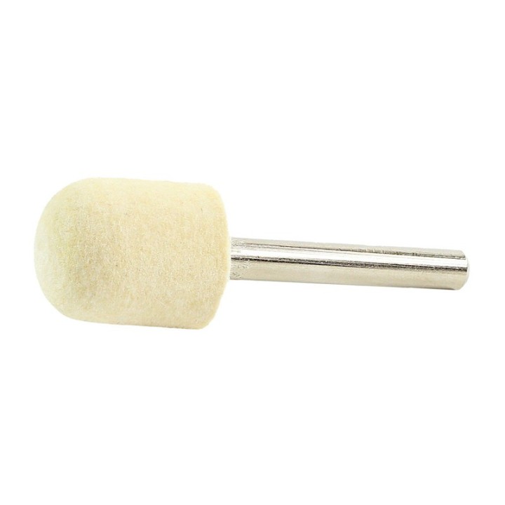 Punte  rotonde in feltro merino Mini Max Ø20x25mm lucidatura metalli