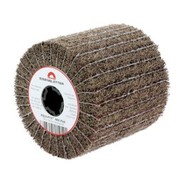 Rullo lamellare e fibra nylon Mix Ø105x100mm per satinatura metalli