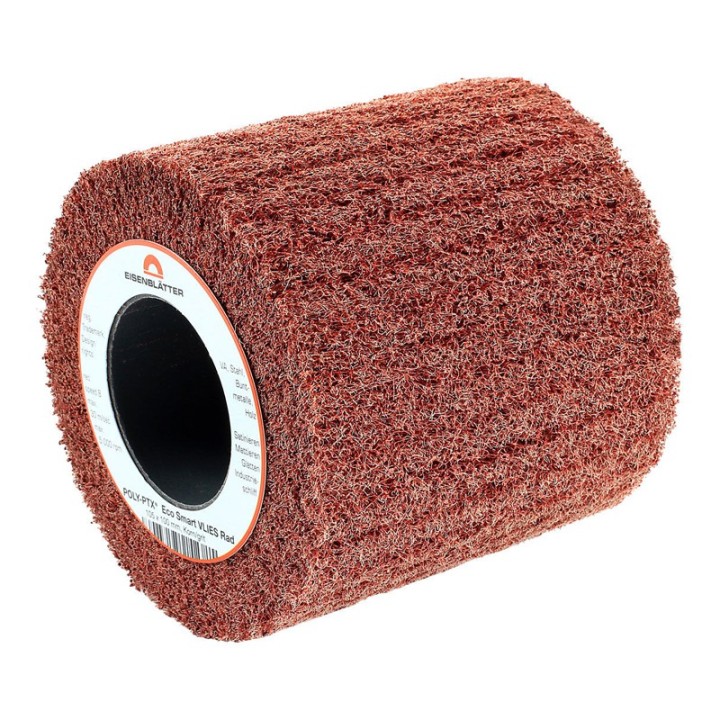 Rullo in fibra abrasiva Eco Smart Ø105x100mm per finitura, grana 60-400