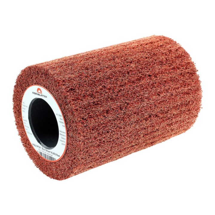Rullo in fibra abrasiva Eco Smart Ø105x150mm per finitura, grana 80-180