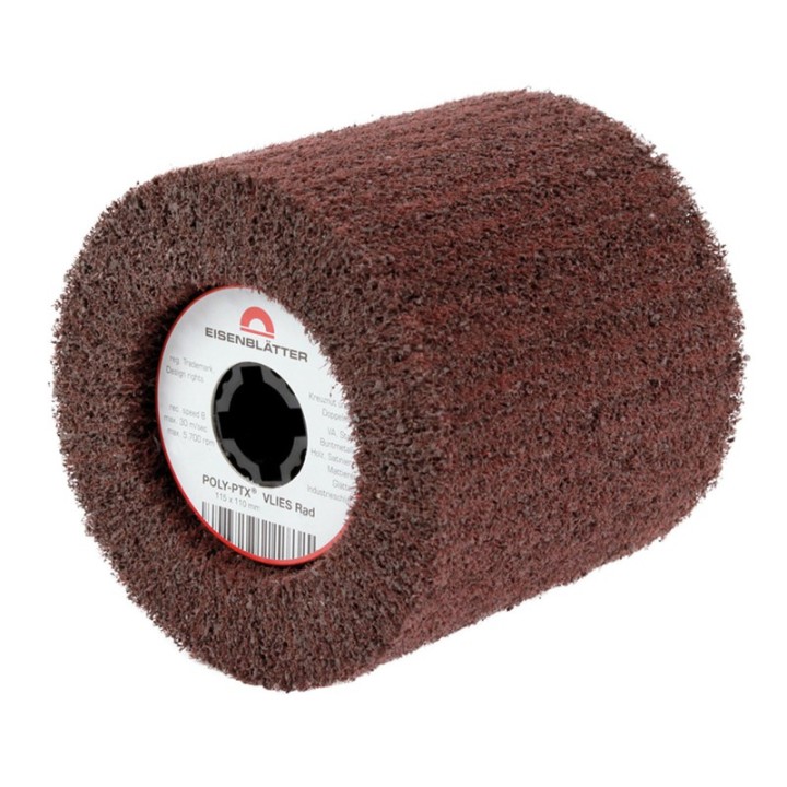 Rullo in fibra di nylon abrasiva POLY-PTX Ø115x110mm, grana 60-180