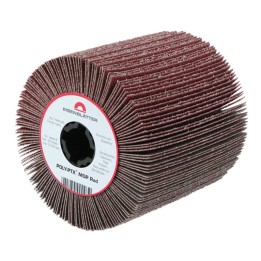 Rullo lamellare corindone POLY-PTX Ø105x100mm per smerigliatura superfici
