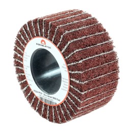 Rullo lamellare e fibra nylon Mix Eco Smart Ø105x50mm per finitura metalli