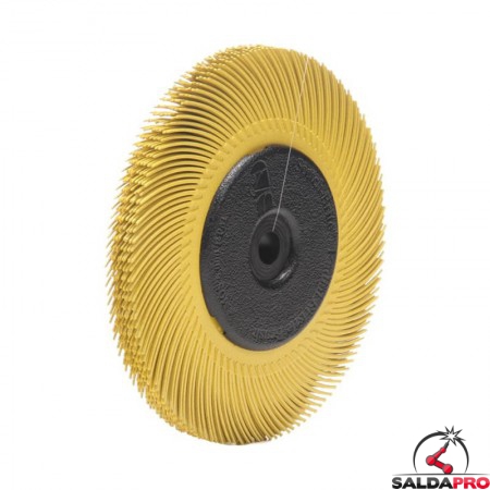 Spazzola radiale 3M Bristle a filo curvo Tipo C Ø150 mm, grana 80