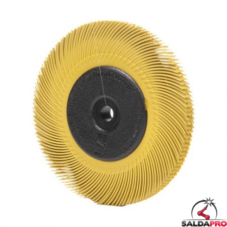 Spazzola radiale 3M Bristle a filo curvo Tipo C Ø150 mm, grana 80