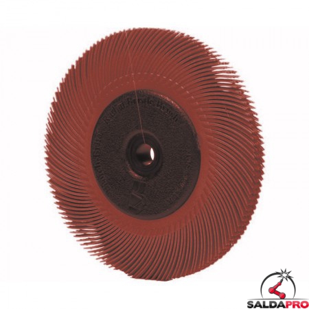 Spazzola radiale 3M Bristle a filo curvo Tipo C Ø150 mm, grana 220