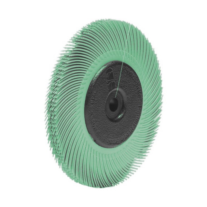 Spazzola radiale 3M Bristle a filo curvo Tipo C Ø150 mm, grana 1 micron