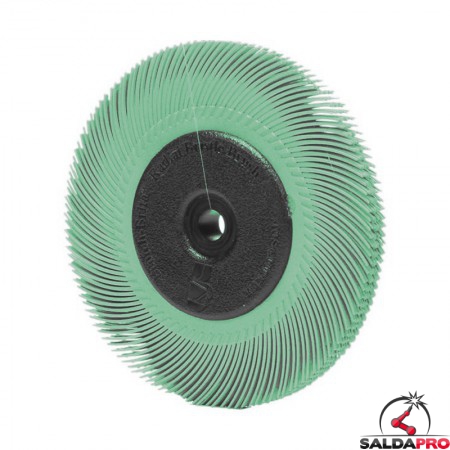 Spazzola radiale 3M Bristle a filo curvo Tipo C Ø150 mm, grana 1 micron