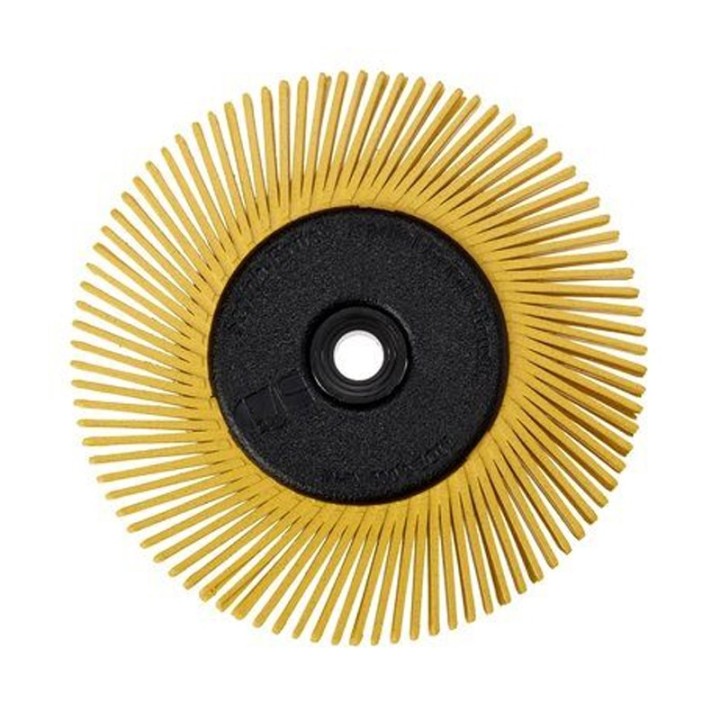 Spazzola radiale 3M Bristle a filo curvo Tipo C Ø200 mm, grana 80