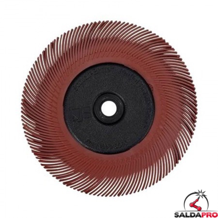 Spazzola radiale 3M Bristle a filo curvo Tipo C Ø200 mm, grana 220