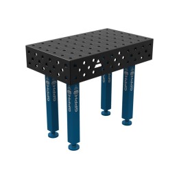 Banco per saldatura SteelPlus GPPH 1x0,6mt spessore 12mm, fori 16mm
