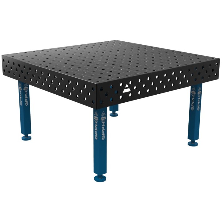 Banco per saldatura SteelPlus GPPH 1,5x1,48mt spessore 12mm, fori 16mm