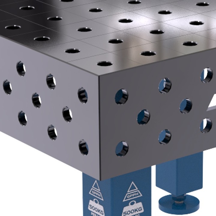 dettaglio spalla banco per saldatura SteelMax GPPH