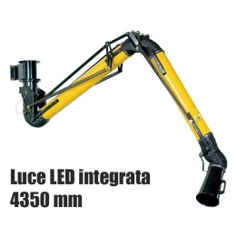 braccio aspirante Aspirex 4.2 Ø160mm lunghezza 4350mm saldatura Dalpitech