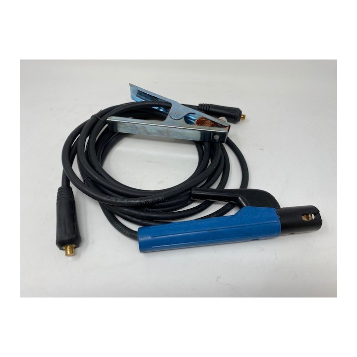 Kit cavi saldatura MMA Saldapro 300A con cavi da 25 MMQ 4+3mt DINSE 35/50