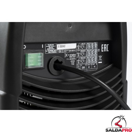 Saldatrice Inverter a filo TECHNOMIG 180 DUAL SYNERGIC EURO 230V