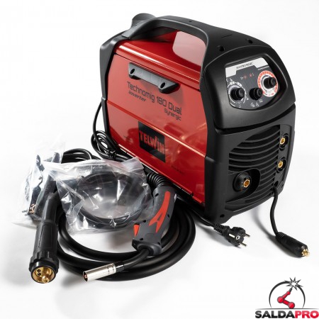 Saldatrice Inverter a filo TECHNOMIG 180 DUAL SYNERGIC EURO 230V